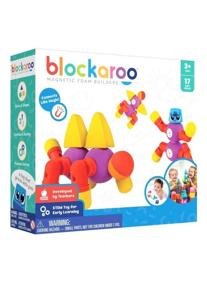 Magnetic Foam Building Blocks - Construction 17 pcs