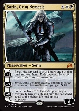 Magic: the Gathering Sorin, Grim Nemesis 251297 - Shadows Over Innistrad