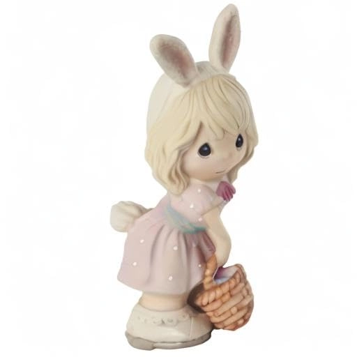 Little Girl Easter Firgurine - Porcelain