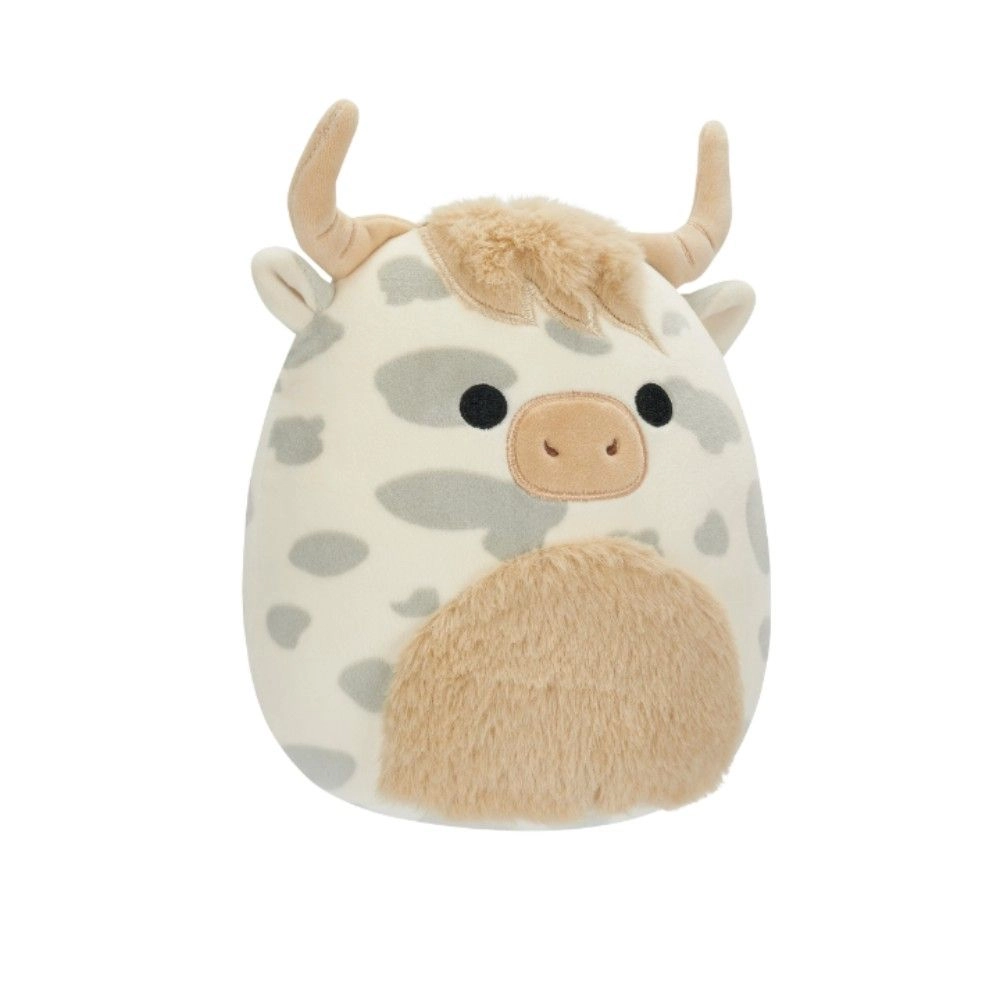 Borsa Spotted Highland Cow - 18.75 cm Gray