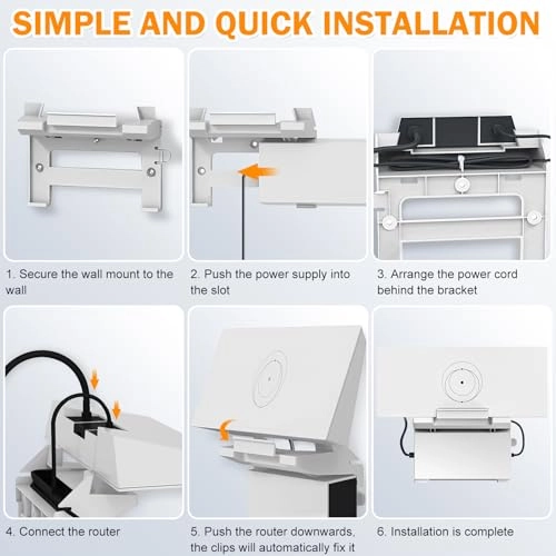 Wall Mounting Kit - 1 piece(s) Starlink V3 Power Supply, Starlink Gen 3 Mesh Router