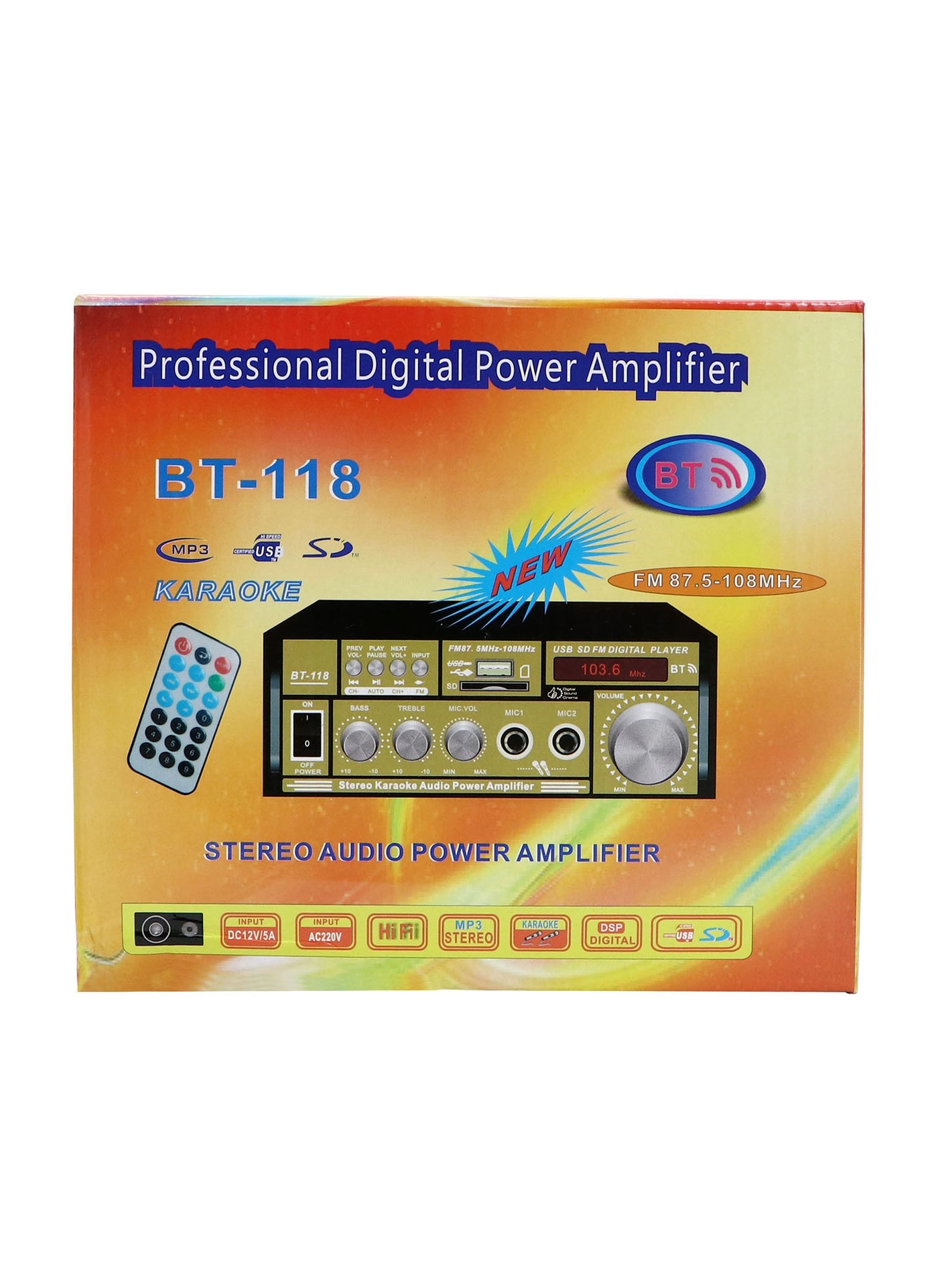 Amplifier - 2 channels 80 Watt