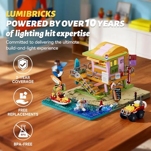 Beach Lifeguard Tower (18008) - Lighting Building Model