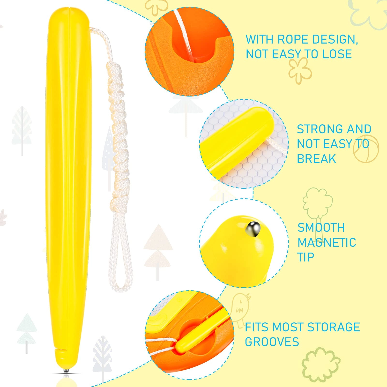 Magnetic Drawing Pen - 3 pcs
