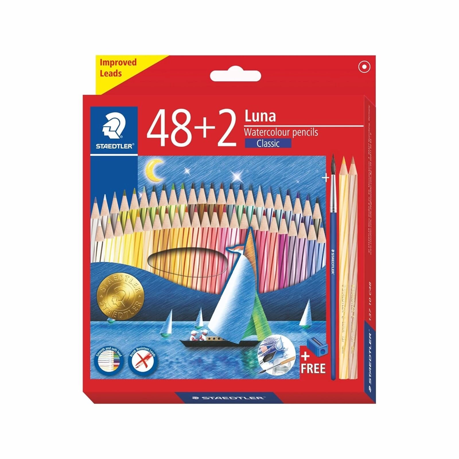 Luna Coloured Pencils - 48 Pcs