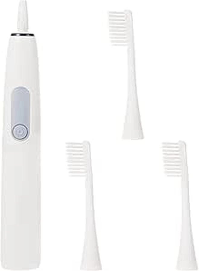 VERDANVERSE Sonic Electric Toothbrush - 4 Soft Brush Heads Pink Set