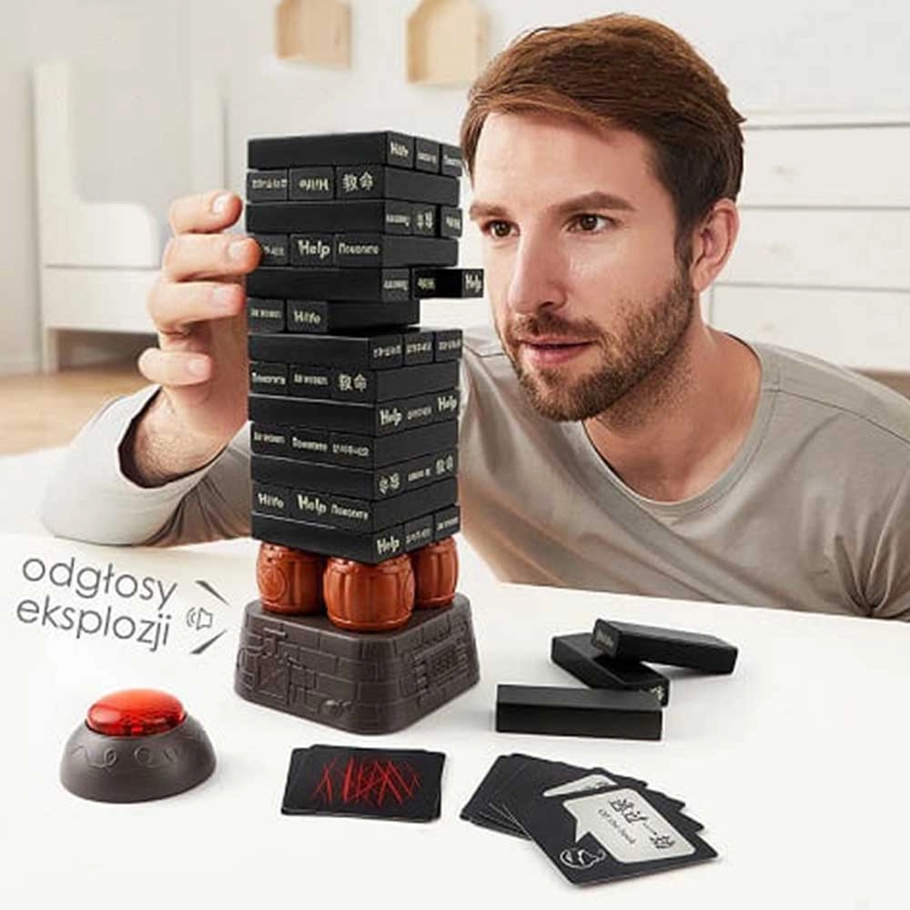 Jenga Family Game - Suitable for 3 years and above