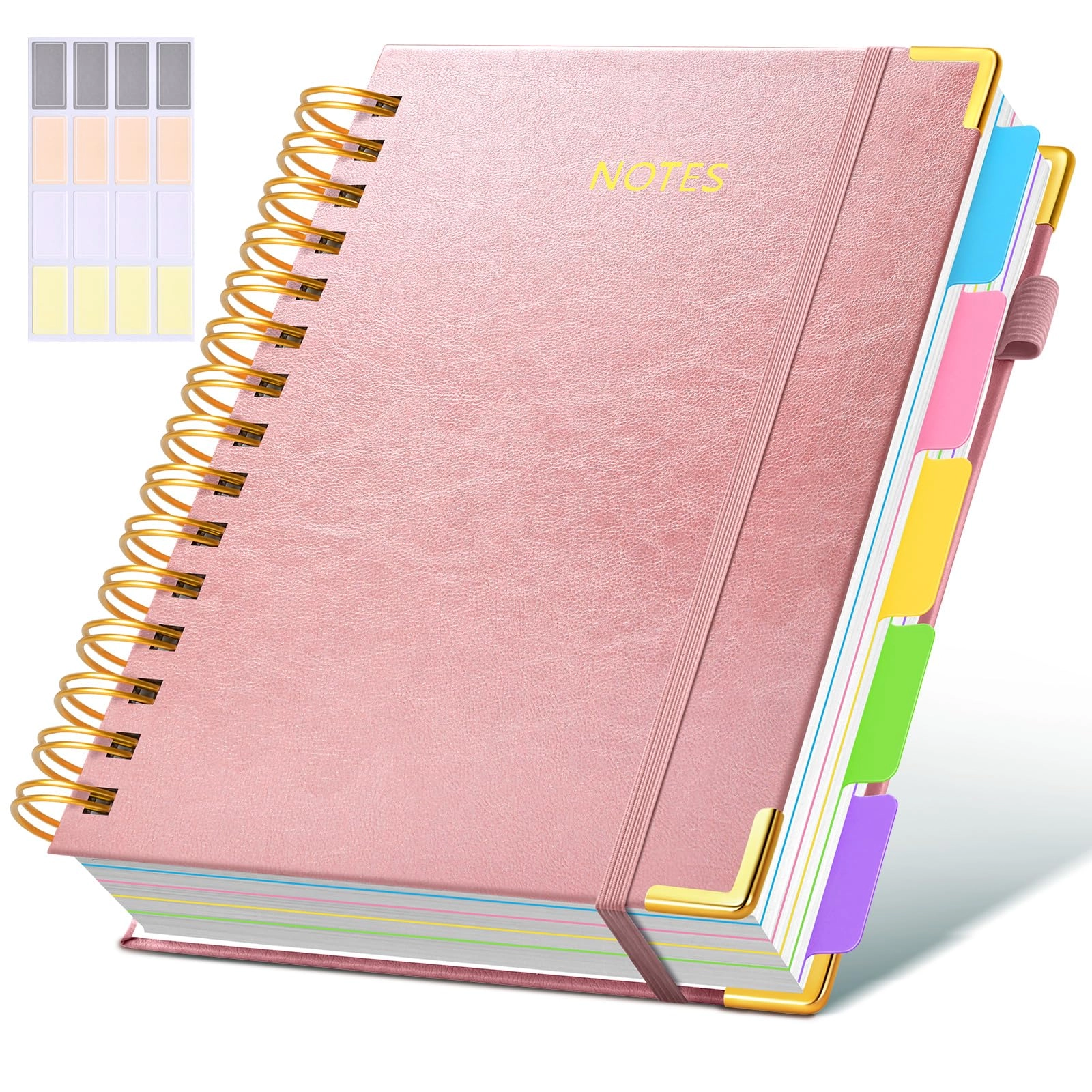 Hardcover Spiral Notebook A5 Spiral - Lined 300 Pages