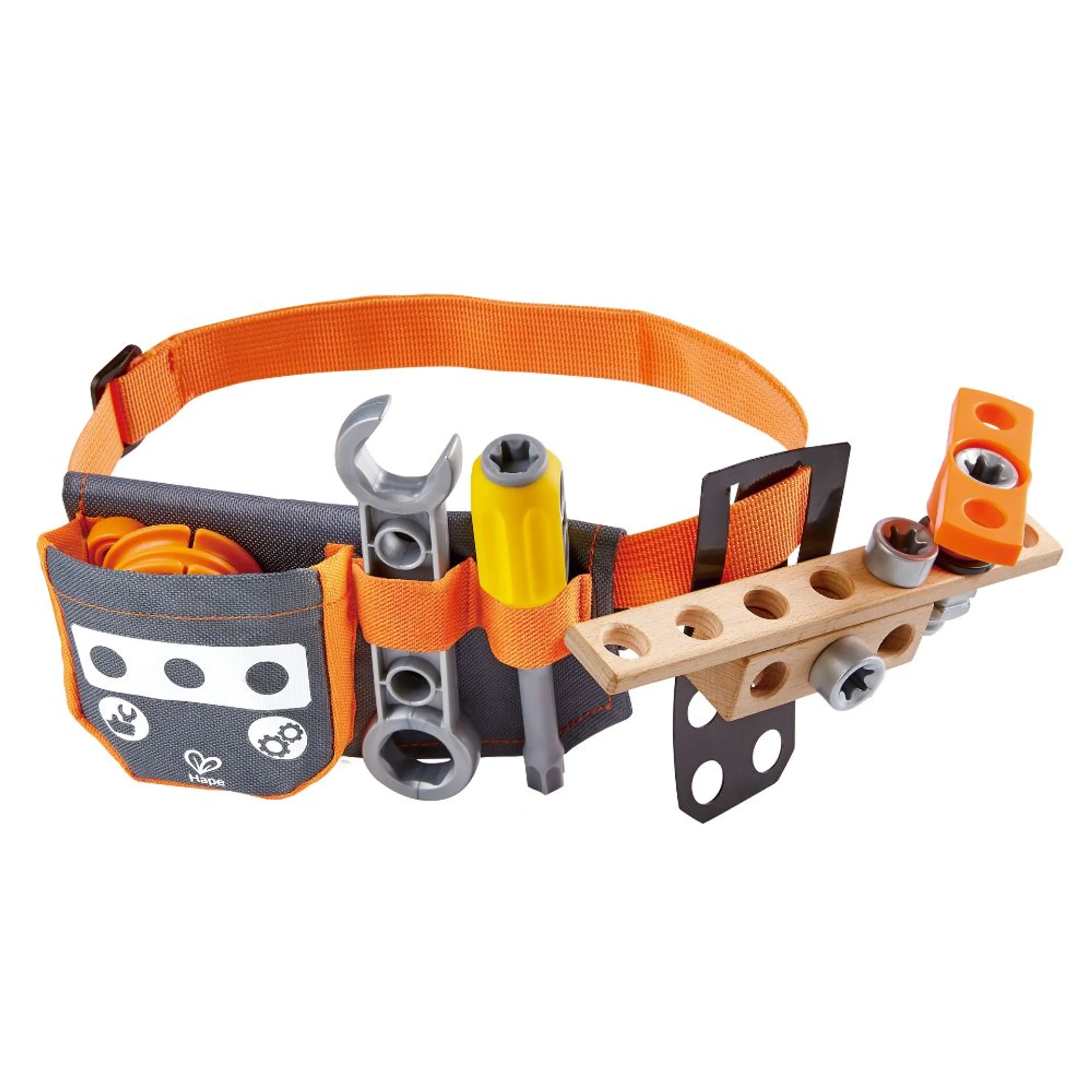 Hape Junior Inventor Scientific Tool Belt Set Engineering - 4 years+ 19 pieces
