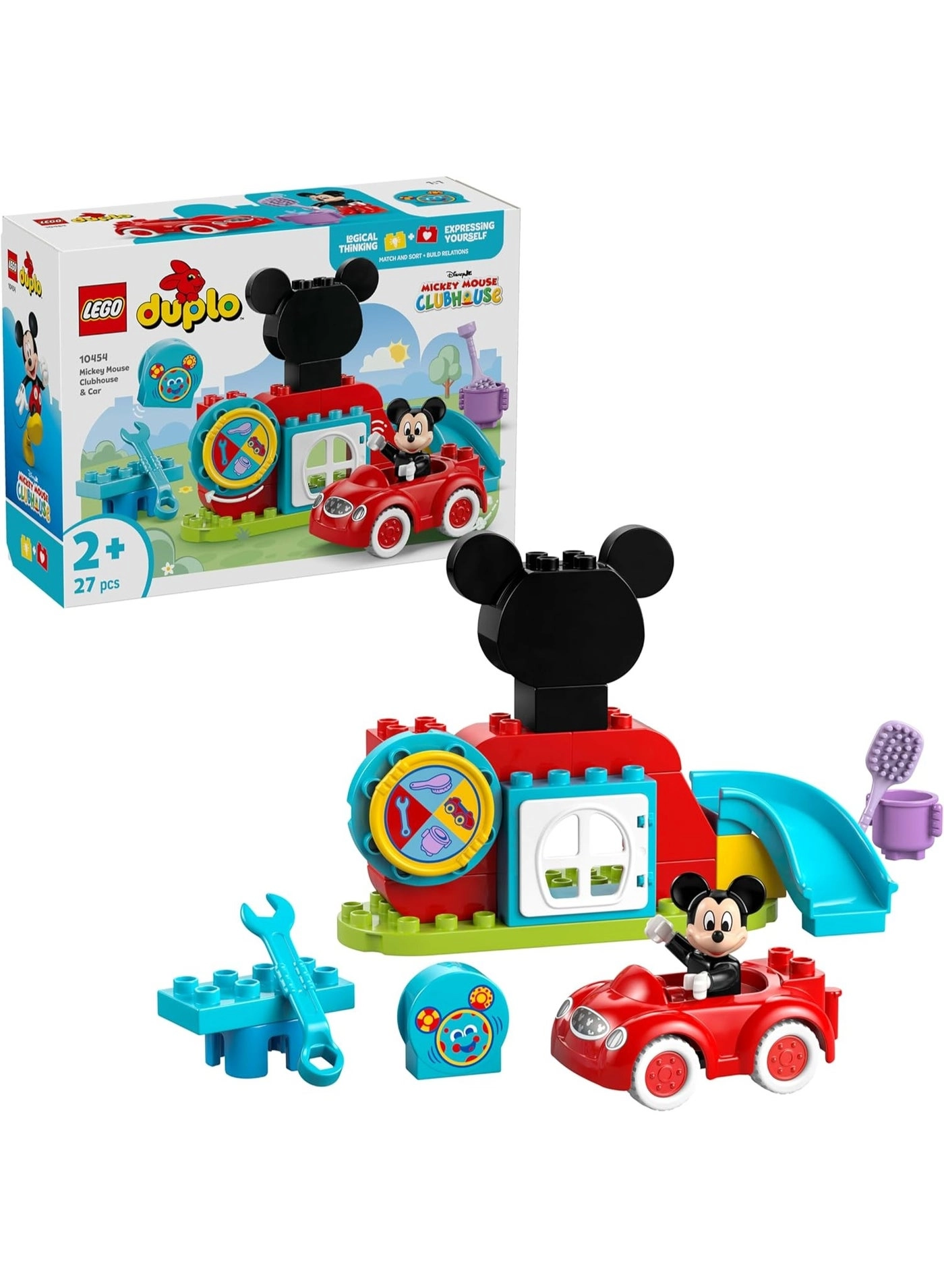 DUPLO Disney Mickey Mouse Clubhouse & Car (10454) - 2+ Years