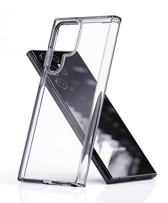 Protective Clear Case - Back Case for Samsung Galaxy S22 Ultra