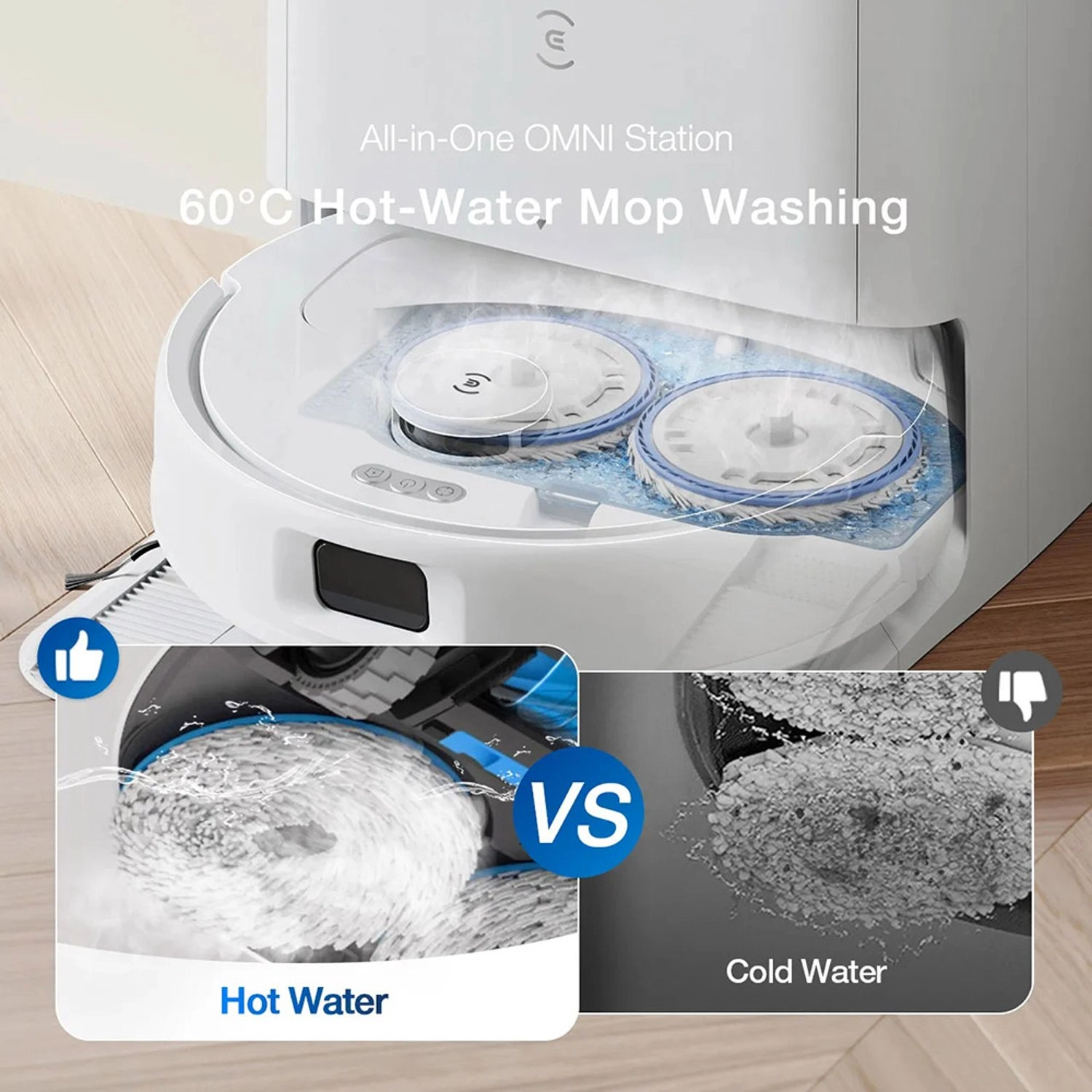 DEEBOT N30 PRO OMNI - OMNI Station, Self-Empty Station