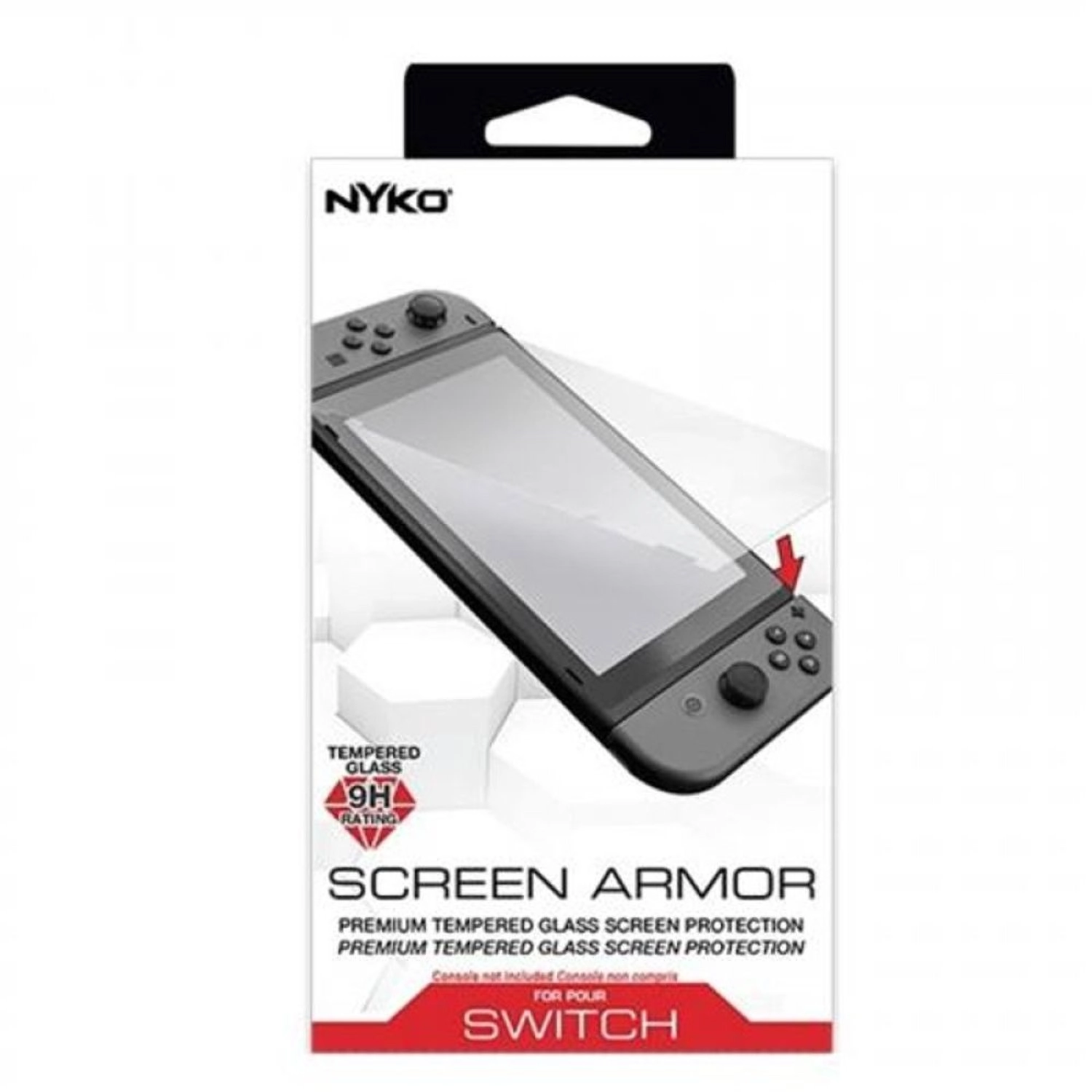Nyko Screen Armor for Nintendo Switch - Clear 9H 3.9 cm