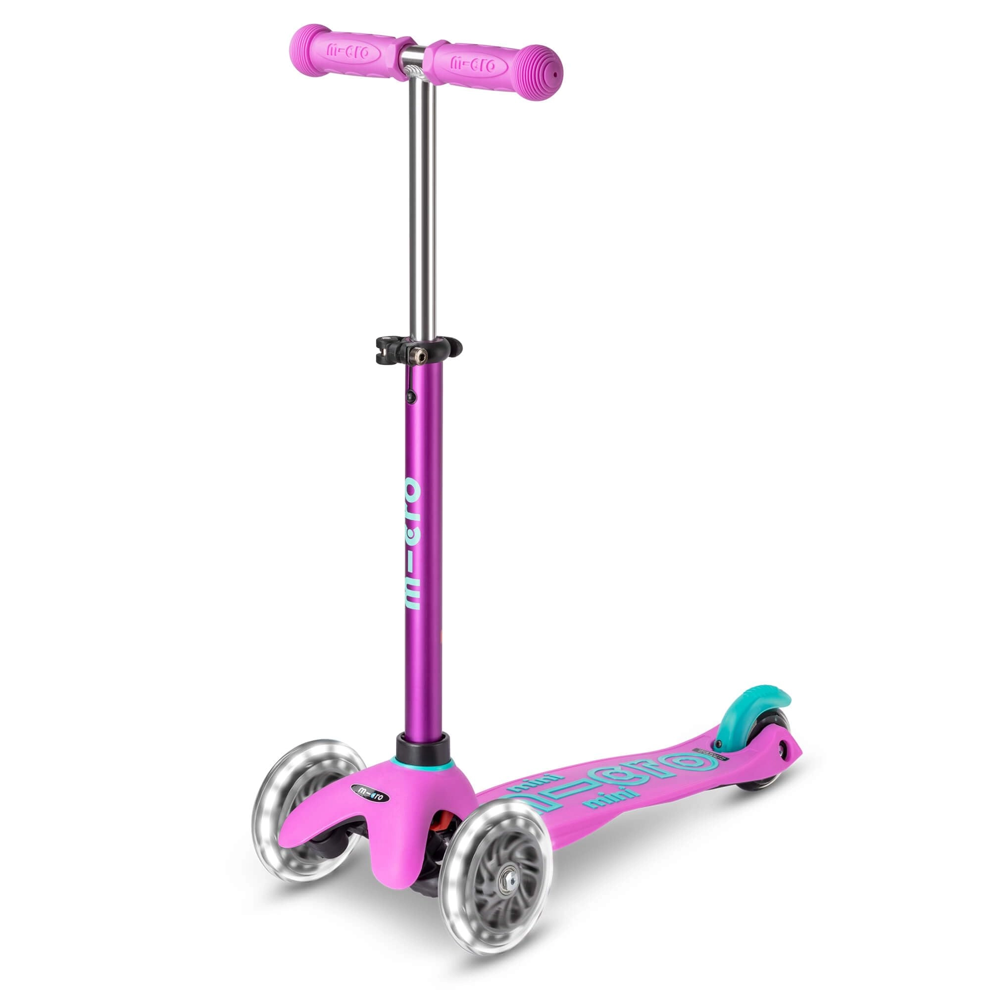 Mini Deluxe 3-Wheel Kick Scooter – 120/85 mm LED