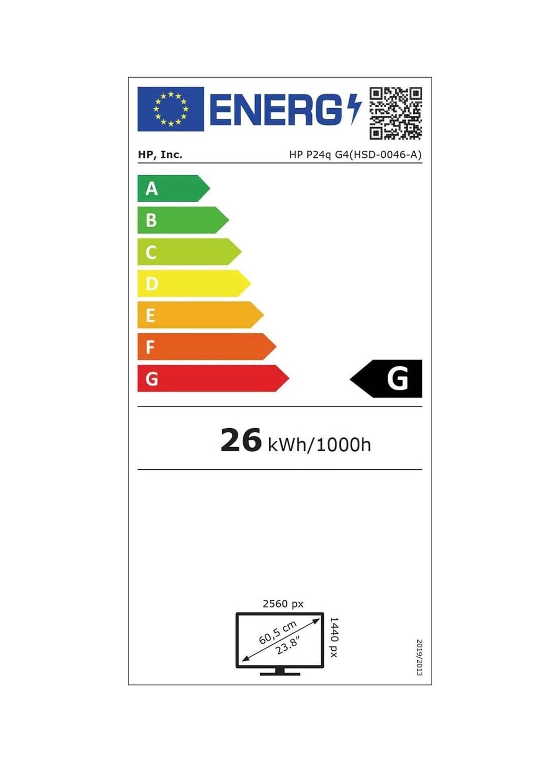 P24Q G4 - 8MB10AA#ABB 24 inch 2560 X 1440