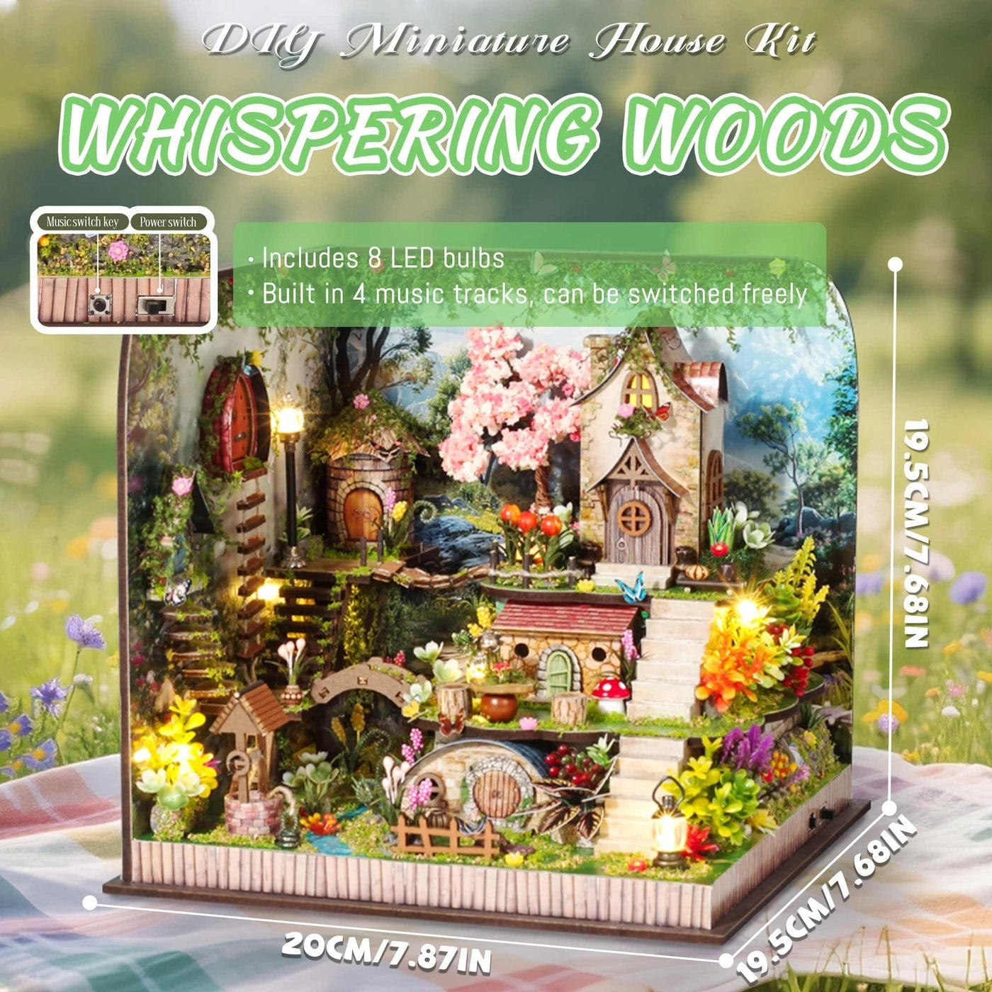 DIY Miniature House Kit - Whispering Woods