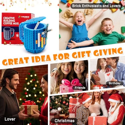 Build-on Brick Plastic Mug - 1 pcs - Santa - 350 ml