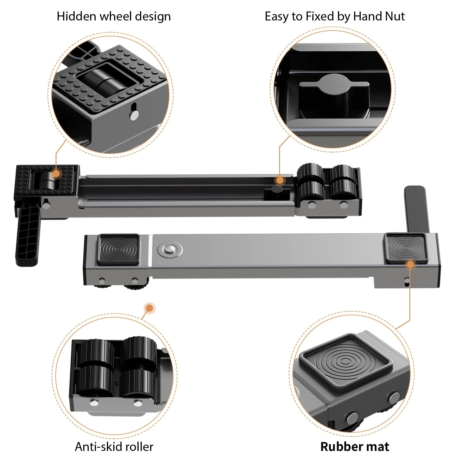Appliance Rollers - 20''-32'' Adjustable 700 lbs