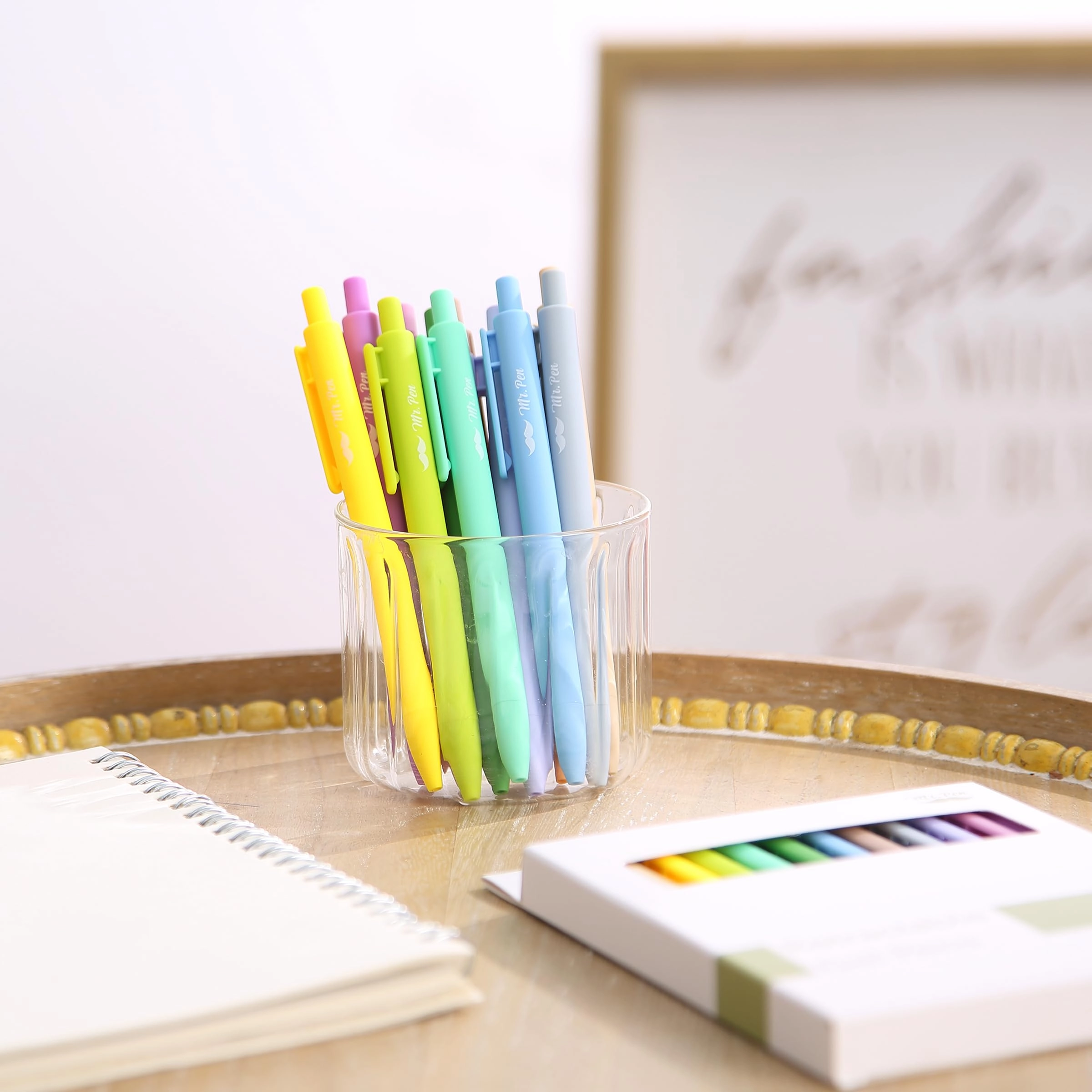 Retractable Gel Pens - 12 Pack 0.7mm