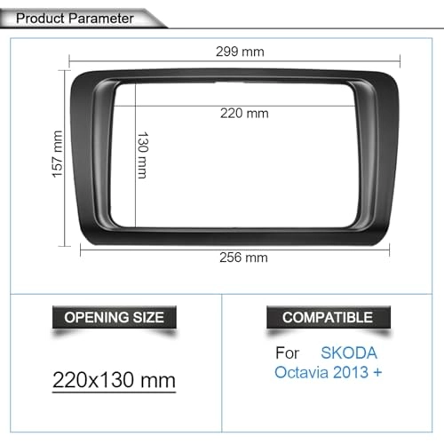 Double Din Car Radio Fascia - ASX RVR 2012