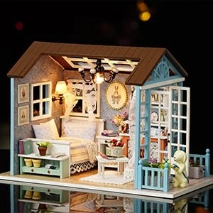 Miniature Dollhouse Kit - Blue Time