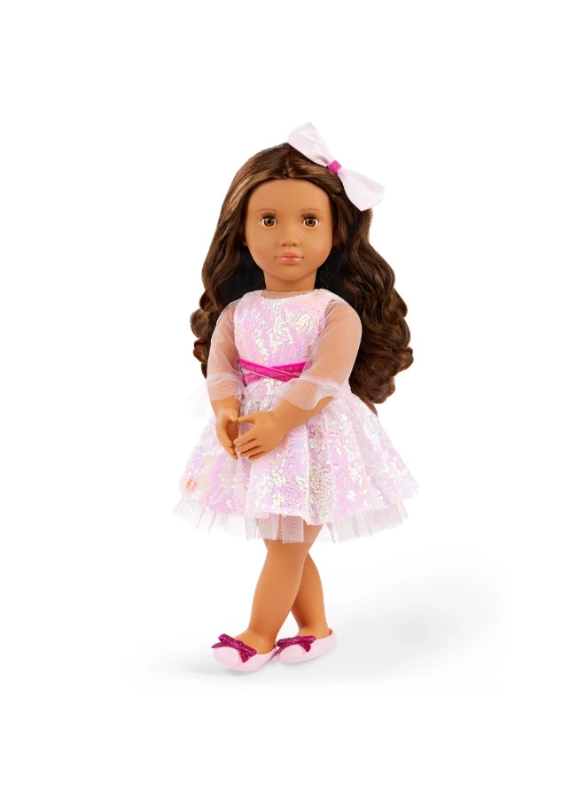 Our Generation Katia Holiday Fashion Doll - 18-inch Pink Ages 3+