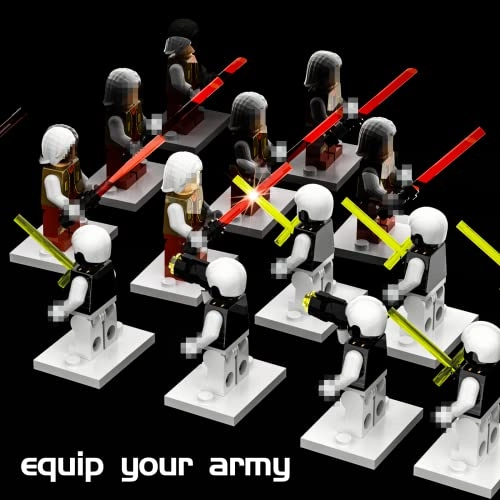 Light Sword Saber Blaster Building Blocks Accessory Pack - Plastic Movie 105pcs