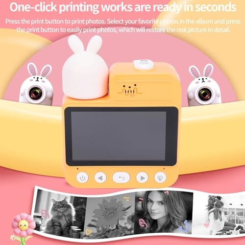 Instant Print Camera - 32MP 1080P 3 Inch Color Screen