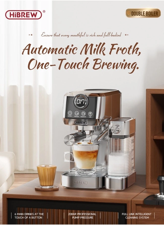 3-in-1 Semi-Automatic Espresso Machine & Milk H13A