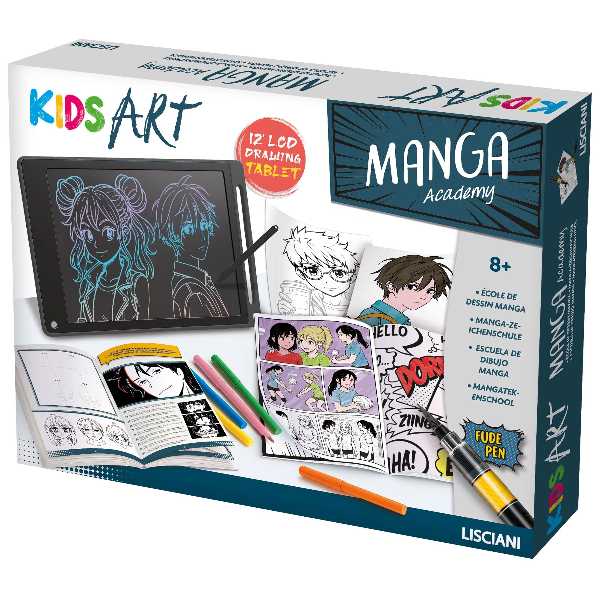 Lisciani Kids Art Manga Academy - 12 inch LCD Fude pen