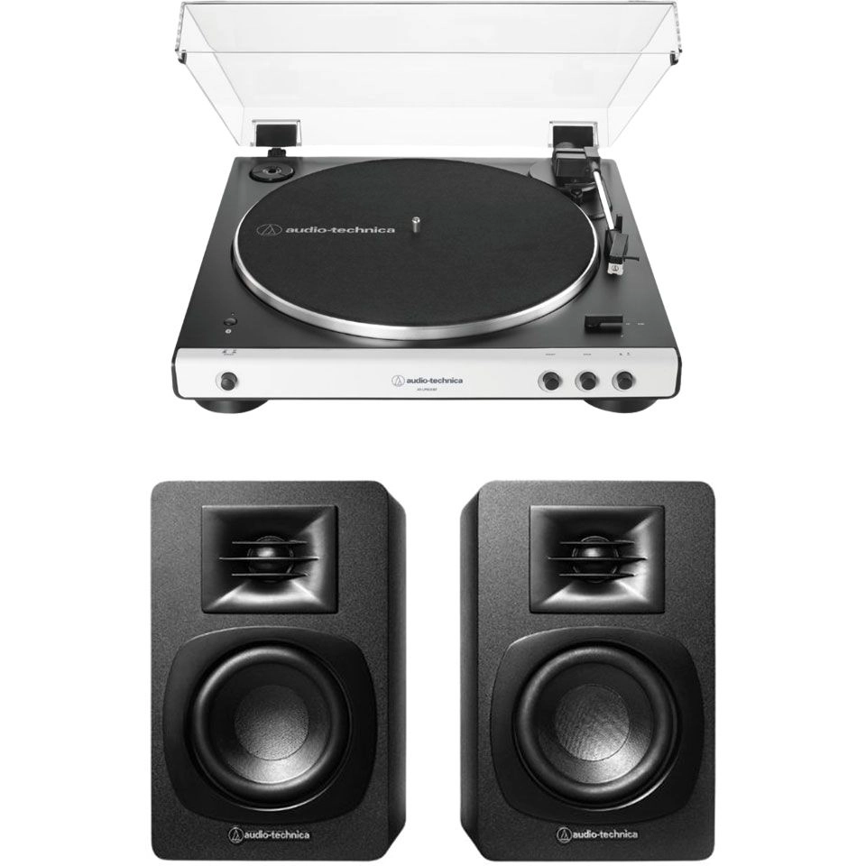 Audio-Technica AT-LP60XBTBK + AT-SP3X