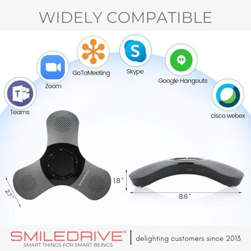 Conference Speakerphone - Bluetooth/USB Dual Connection