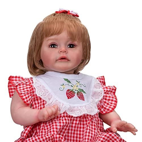 Sue-Sue Reborn Baby Doll - 60 cm Leather Girl Blue Eyes Ages 3+