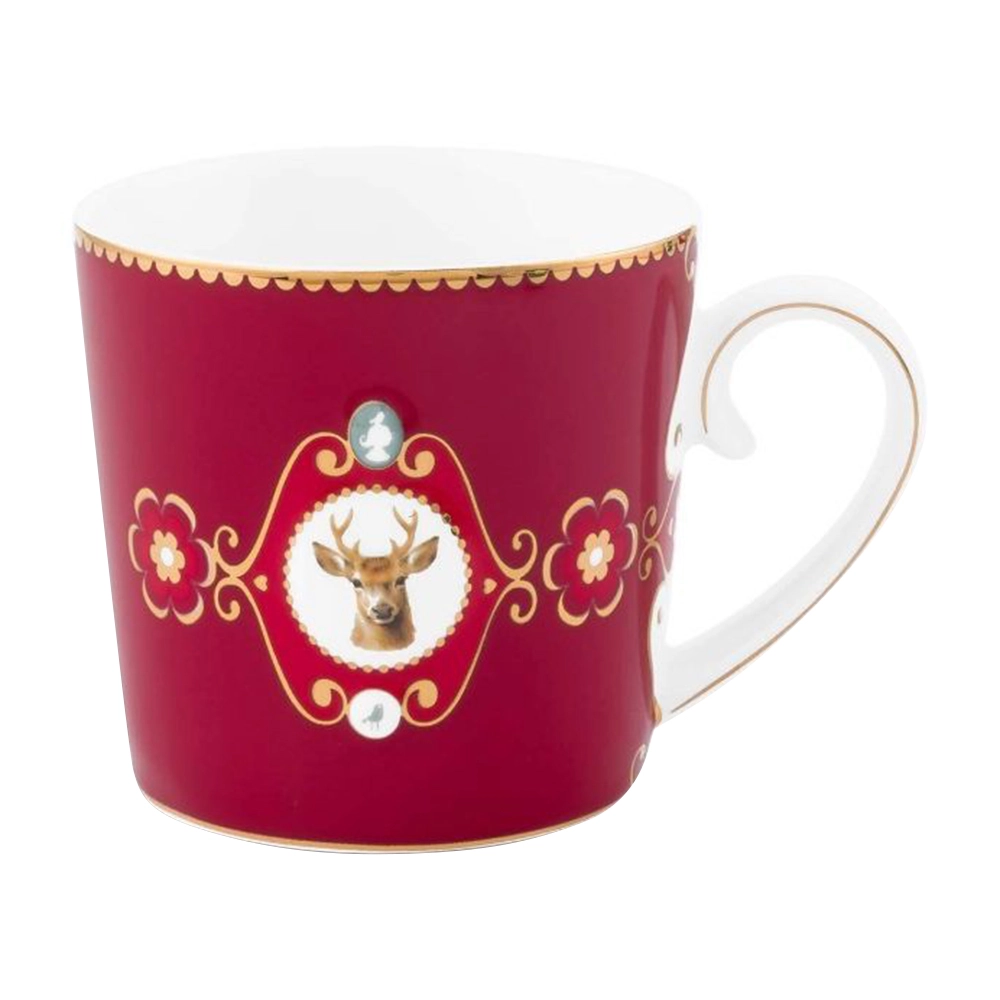 PIP STUDIO Love Birds Medallion Deer Mug - 150 ml