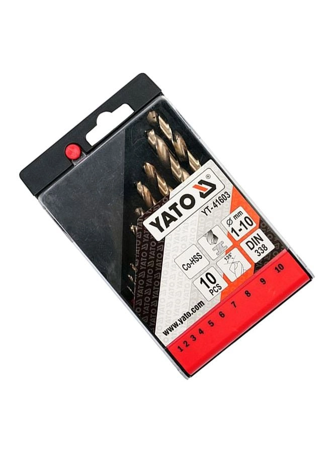 YT-41603 - 10 pieces 1, 2, 3, 4, 5, 6, 7, 8, 9, 10 millimeter