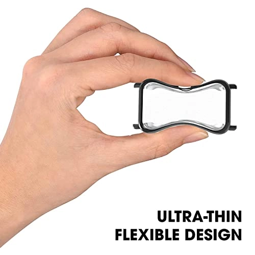 Full Body Case for Amazfit GTS 2 Mini / Bip U / Bip U Pro / BIP Lite / Bip S / Bip S Lite - Shock-Absorbing Flexible Black TPU 1-Pack