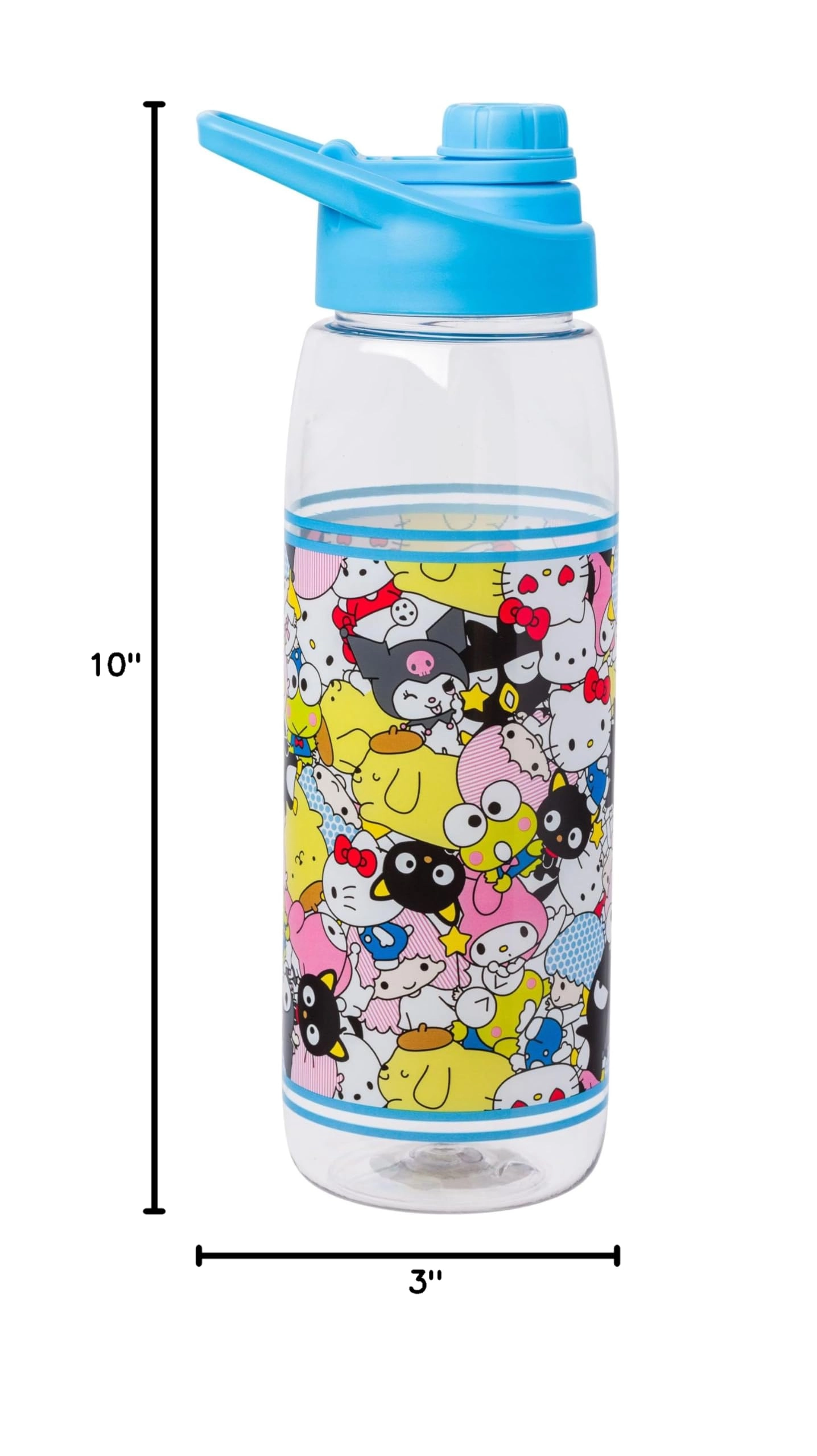 Sanrio Hello Kitty and Friends Water Bottle - Screw-On Lid