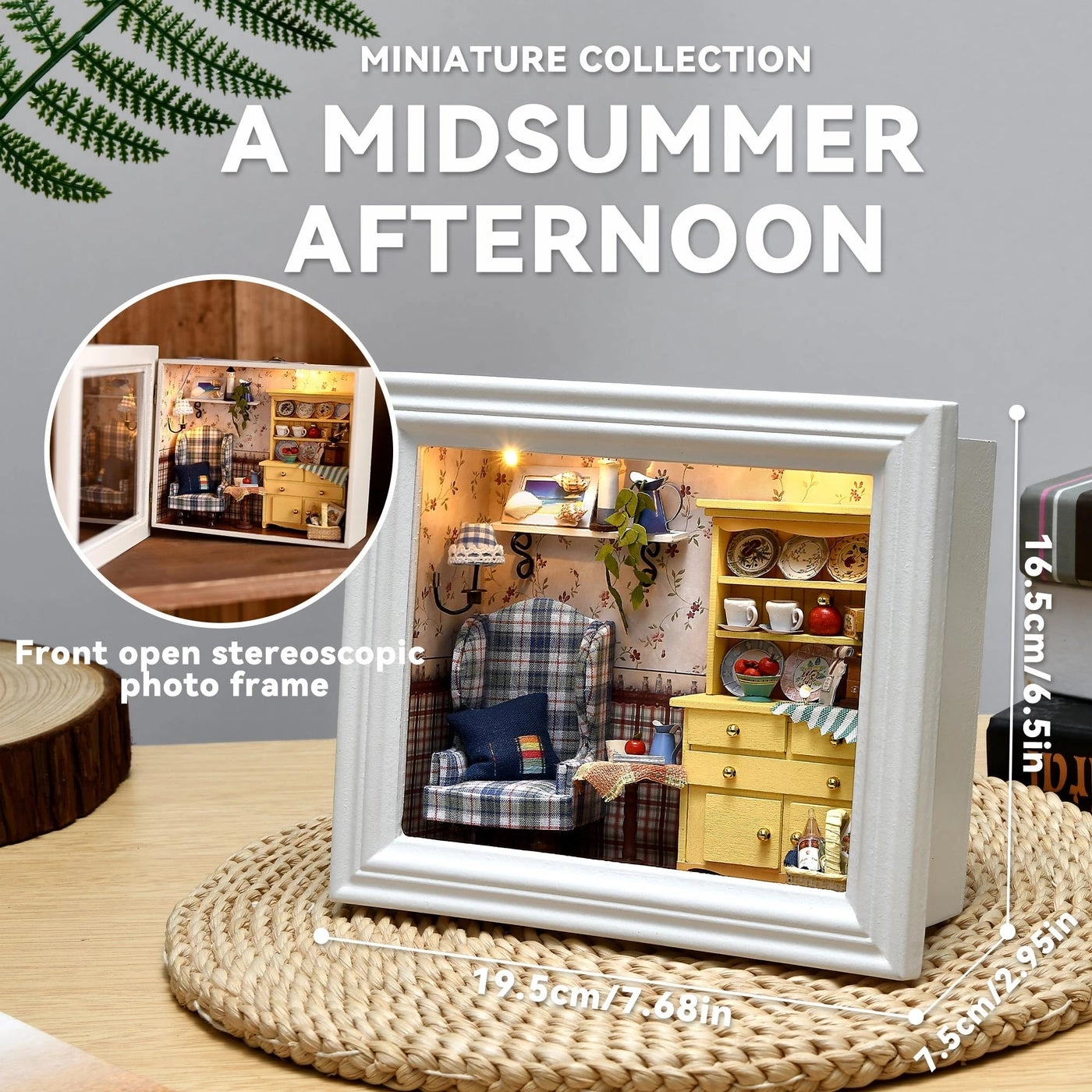 Dollhouse Miniature DIY House Kit - Creative Room 1:100