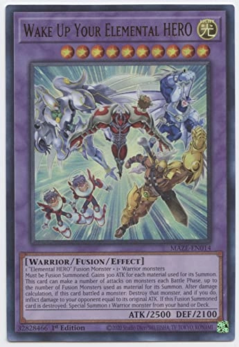 Wake Up Your Elemental Hero MAZE-EN014 - 1pcs