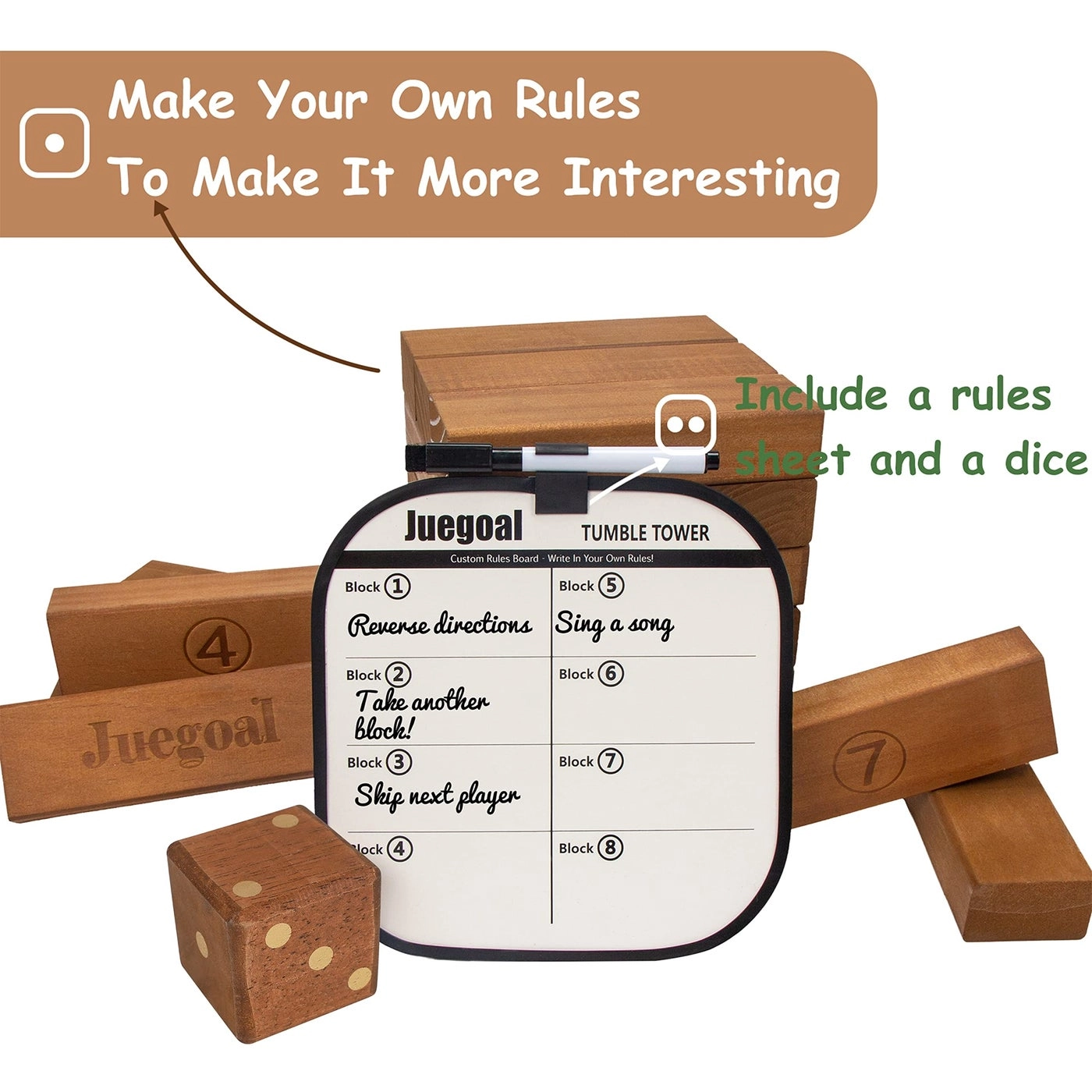 Giant Tumble Tower - 54 pcs