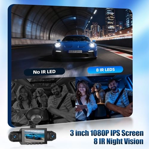 4 Kanal Dashcam - 1080P 30FPS