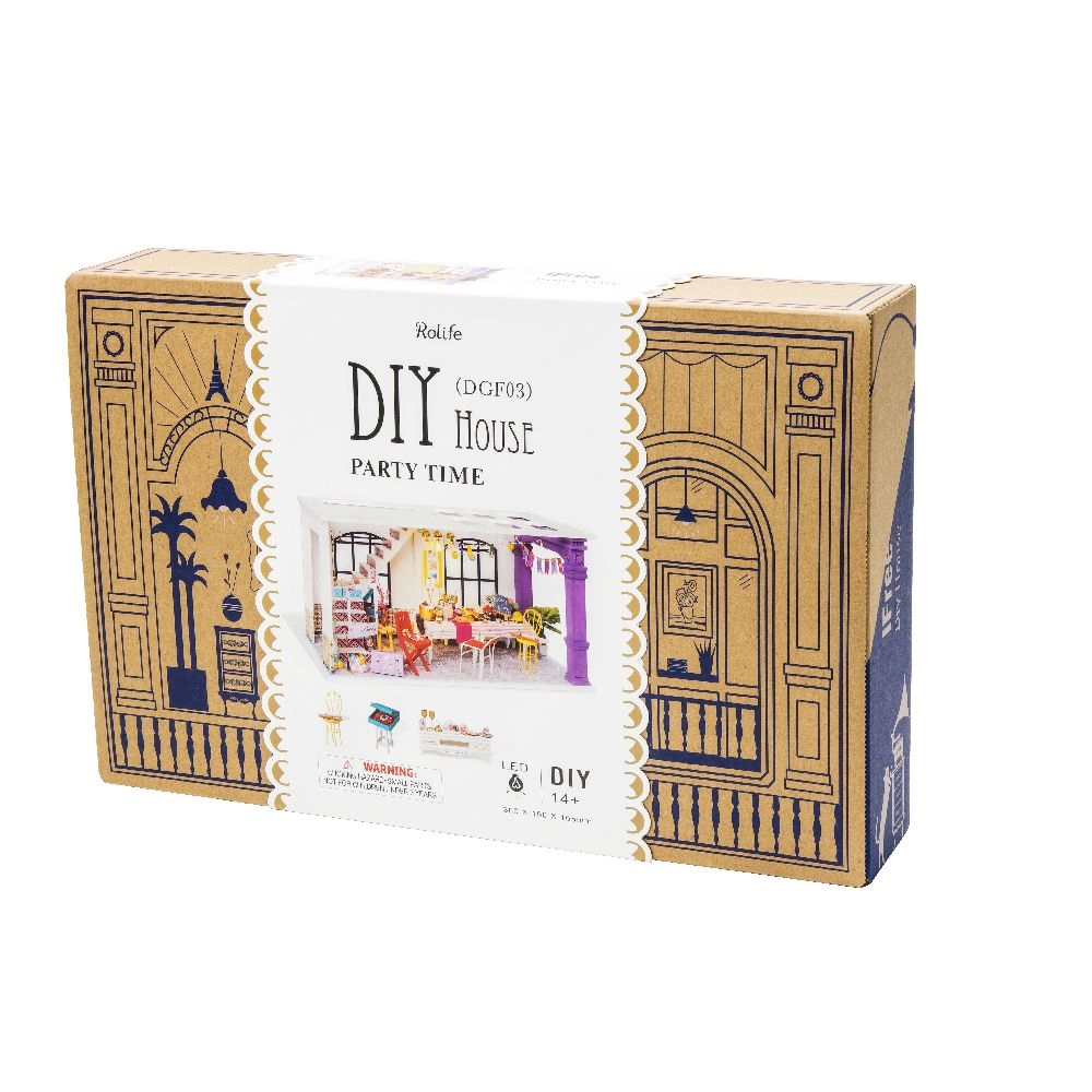 Robotime-Rolife Party Time - Dyi Dollhouse Kit