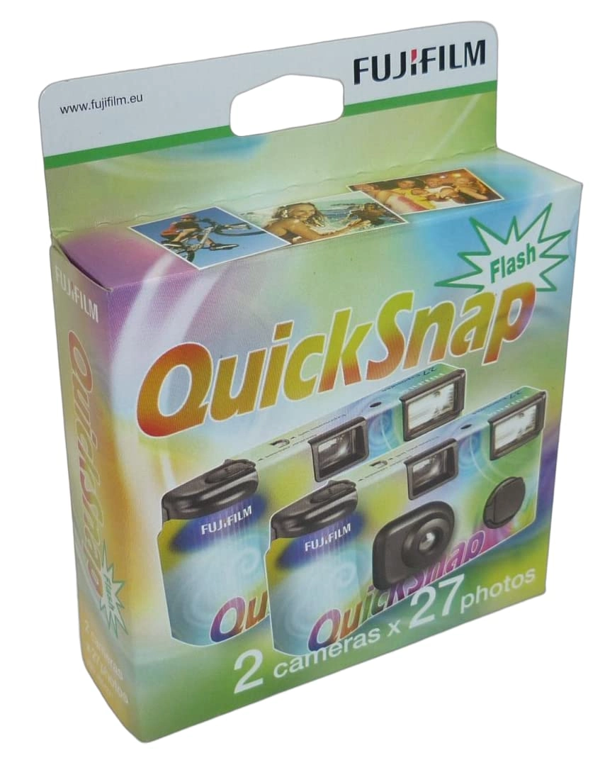 Quicksnap Flash 400 - Single-Use 35mm Pack