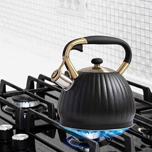 Kettle Whistle Teapot - Food Grade Stainless Steel 3500 milliliter