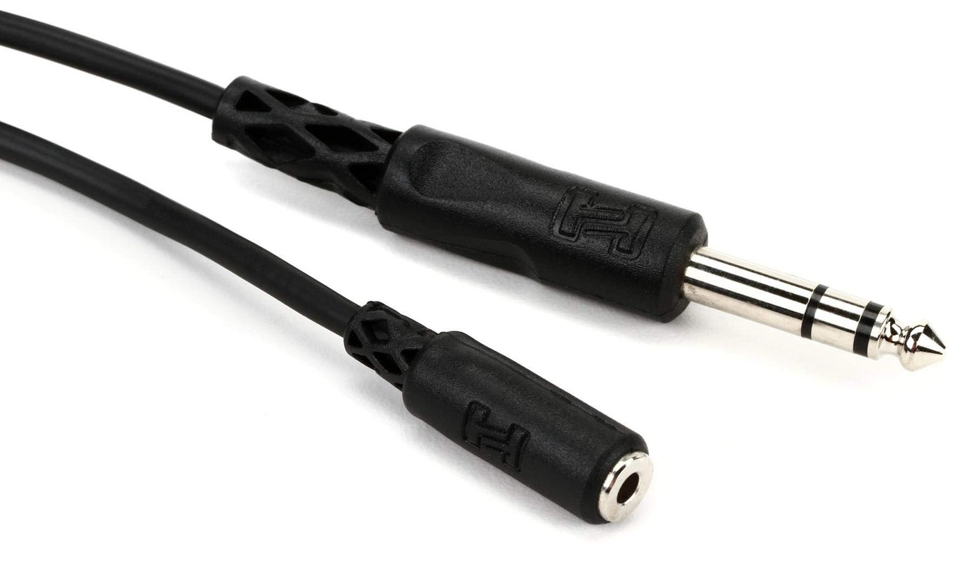 Hosa Technology Headphone Adaptor Cable - 3.5 mm TRS to 1/4 Inch TRS 25 Feet