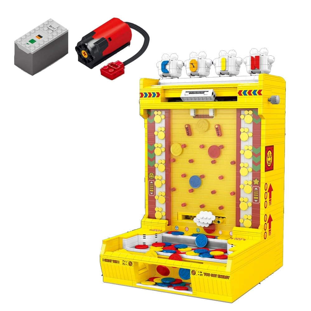 Wyiauy Coin Pusher Arcade Building Kit (JD044M-Box) - Video Games