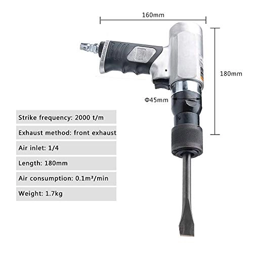 Air Hammer Chisel Set - Pneumatic 9 Chisels