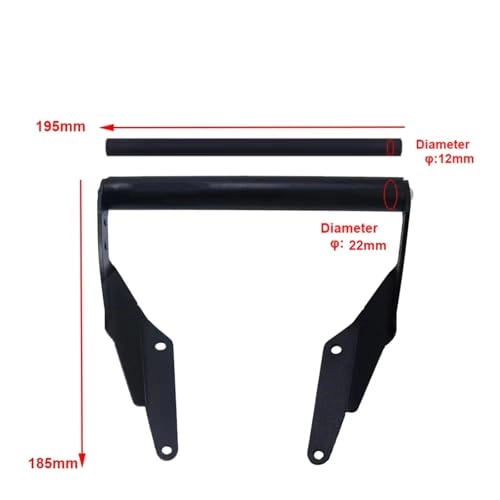 Phone GPS Navigation Plate Mount - Motorcycle 12/22 mm