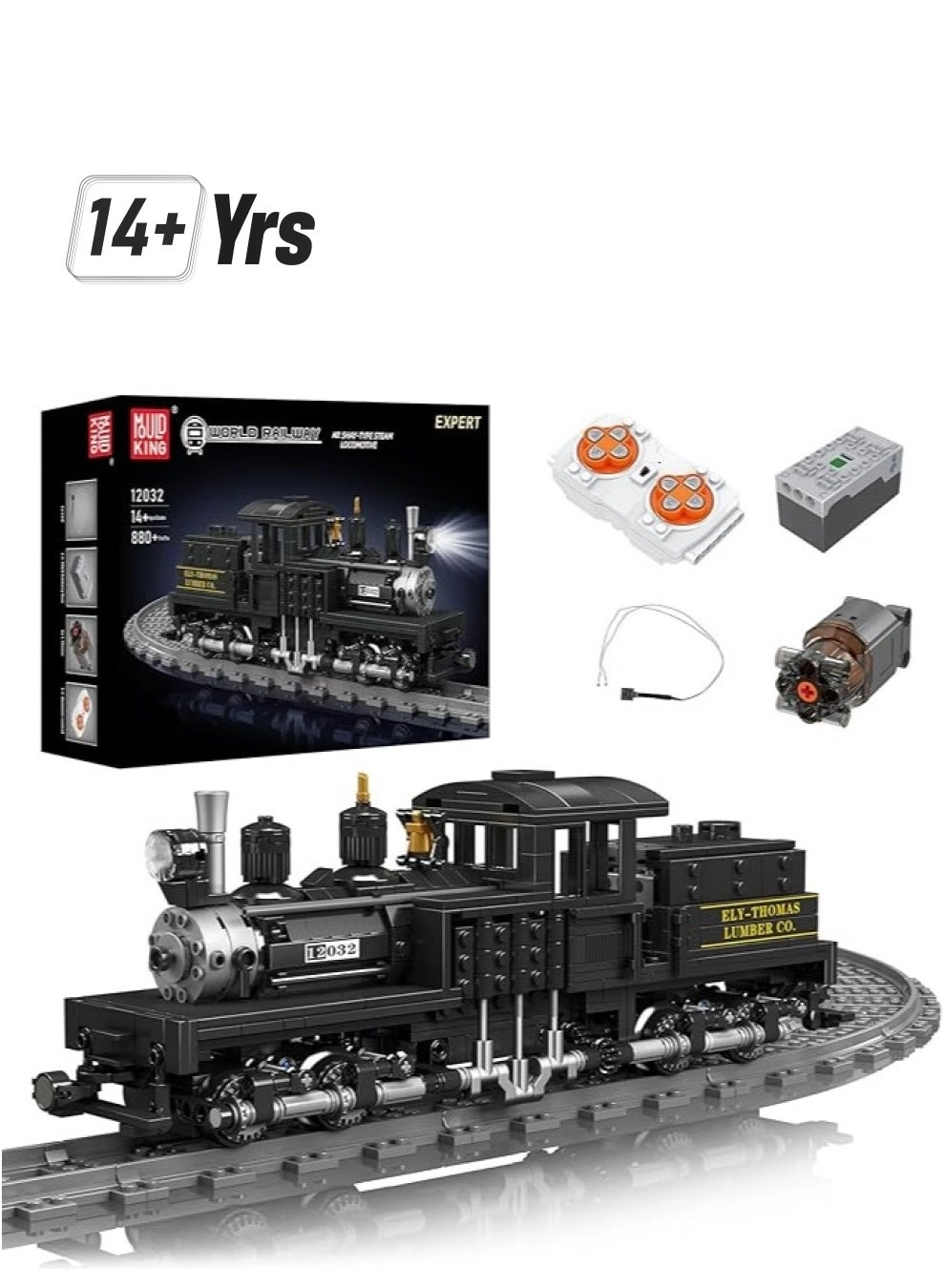 mould king Articulated Steam Locomotive (12032) - Vehicle
