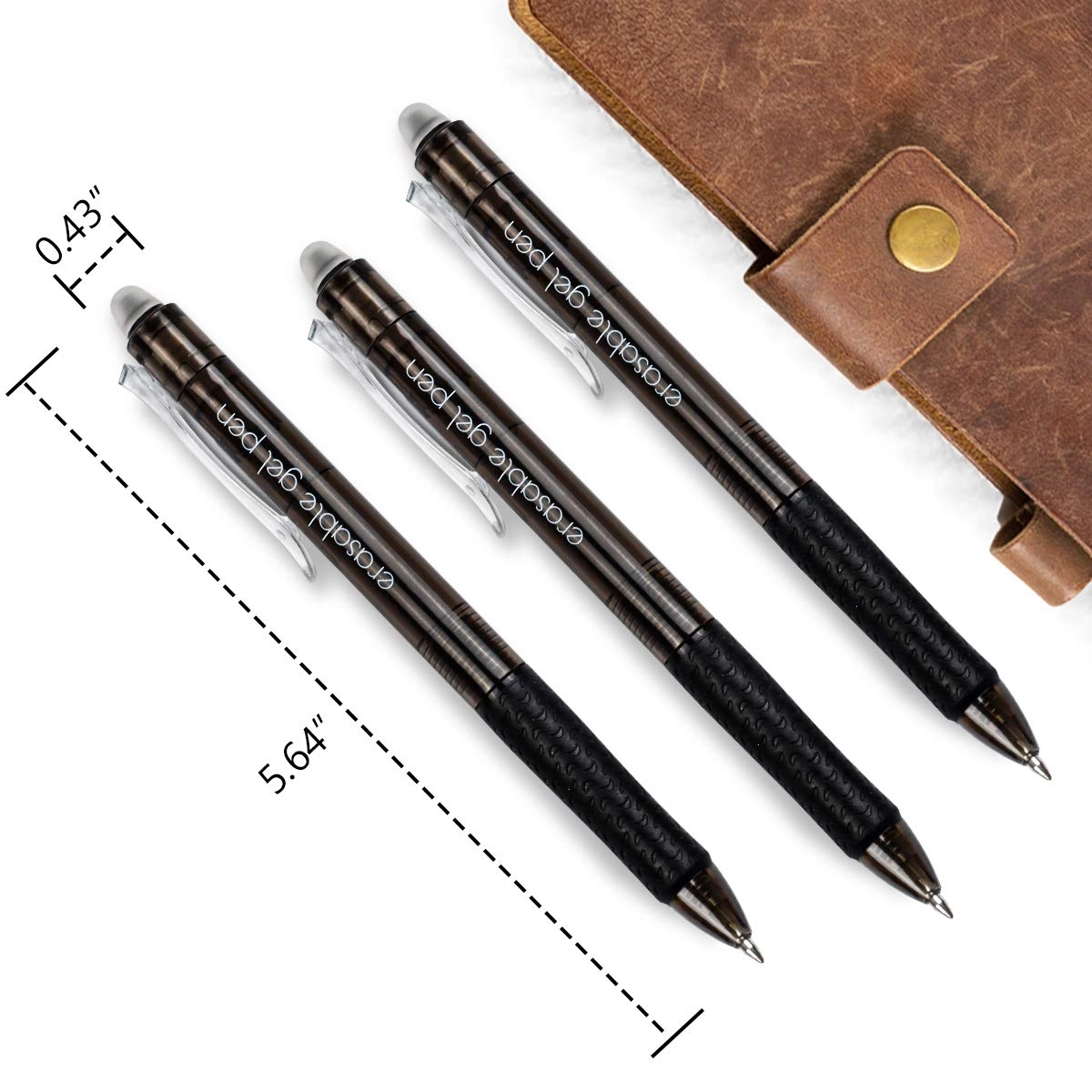 Retractable Erasable Gel Pens - 18 0.7mm